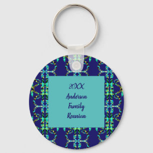 Porte-clés Family Reunion Geometric Tie-dye Yearly Gathering
