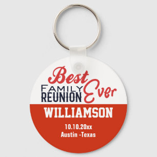 Porte-clés Family Reunion Keepsake Party Favor