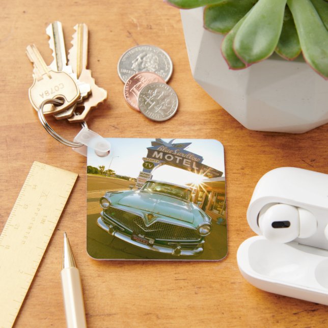 Porte-clés Famous Blue Swallow Motel on Route 66 (Bureau)