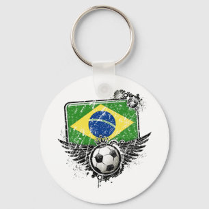 Porte-clés Fan de foot Brésil