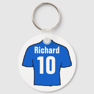 Porte-clés Fan Shirt de football à personnaliser.