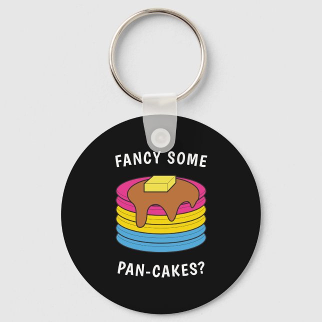 Porte-clés Fancy Certains Pâtisseries Drôle LGBTQ Pansexual P (Recto)
