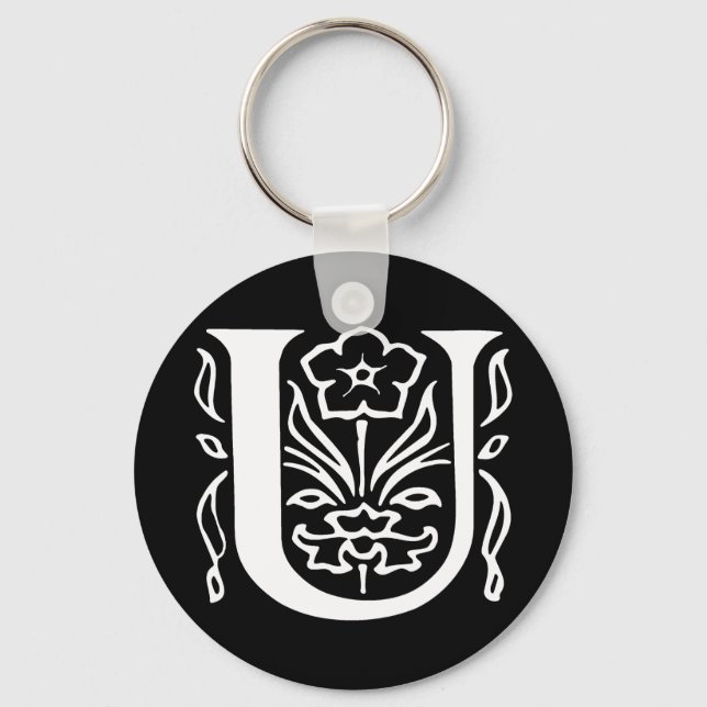 Porte-clés Fancy Letter U (Recto)