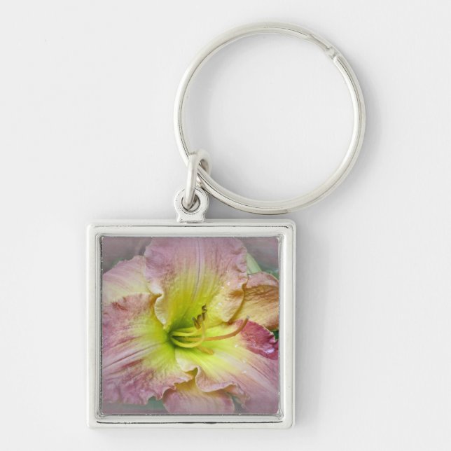 Porte-clés Fancy rose Daylily Blossom (Devant)
