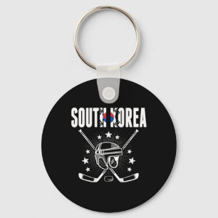 Porte-clés Fans de hockey sur glace de Corée du Sud Maillot D