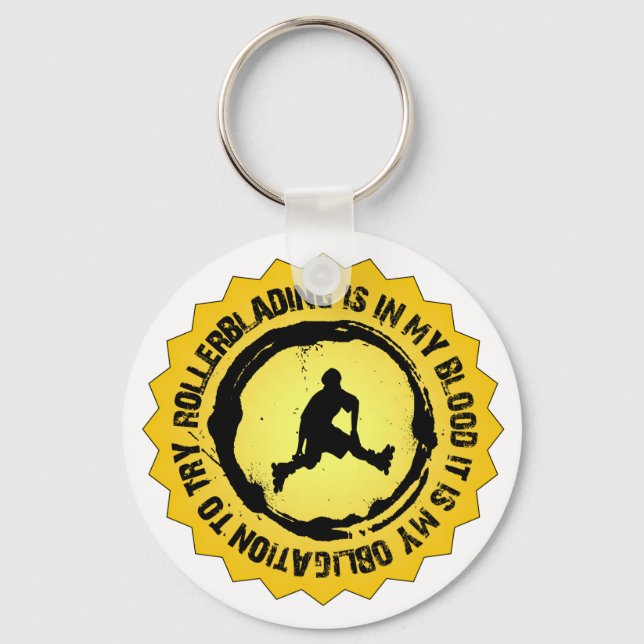 Porte-clés Fantastic Rollerblading Seal (Recto)