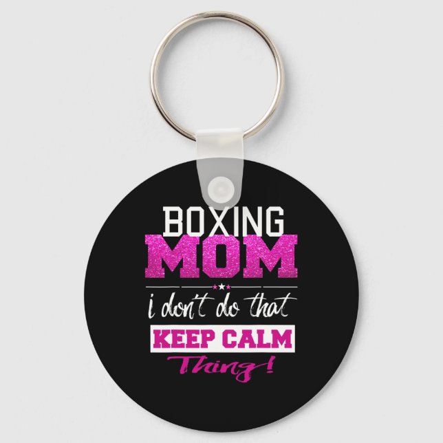 Porte-clés Fantastique Boxe Maman T Chemise Meilleure mère (Recto)