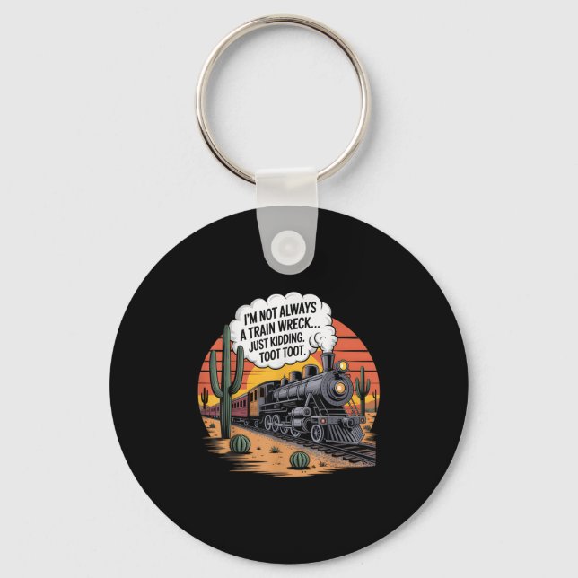Porte-clés Fantastique épave De Train Juste À Casser Toot Too (Recto)