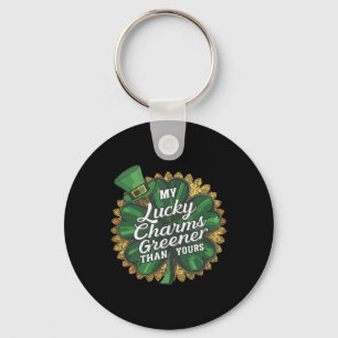 Porte-clés Fantastique Patricks Day Mon Charme Chanceux Plus