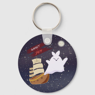 Porte-clés fantôme d'Halloween de bateau fantôme