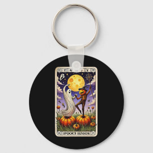 Porte-clés Fantôme Et Squelette Danser Drôle Halloween Tarot