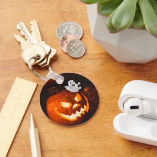Porte-clés Fantôme Mignon et Effrayant Halloween