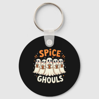 Porte-clés Fantômes d'épices Halloween Fantôme Citrouille
