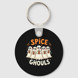 Porte-clés Fantômes d'épices Halloween Fantôme Citrouille
