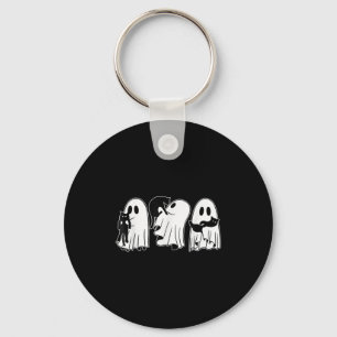 Porte-clés Fantômes Drôle Tenir Des Chats Noirs Halloween Gho