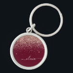 Porte-clés Fard à joues Rose Bourgogne Or Paillettes Roses Mo<br><div class="desc">Rose Gold - Blush Pink et Bourgogne Étincelantes Paillettes Monogramme Personnalisé Porte-Clés. Cela fait le parfait cadeau pour un anniversaire sweet 16,  un mariage,  une douche de mariée,  un anniversaire de mariage,  une baby shower ou une soirée bachelorette pour quelqu'un qui aime le luxe glamour et les styles chics.</div>