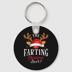 Porte-clés Farer Noël Cerf Pjs Jc Famille de Noël Corresponda