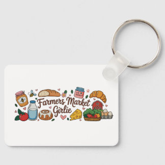 Porte-clés Farmers Market Girlie Girly Trendy Aesthetic Local