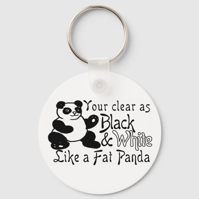 Porte-clés Fat Panda (Recto)