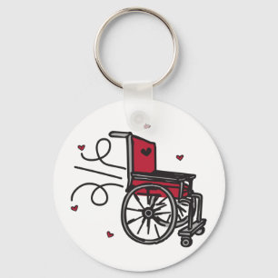 Porte-clés Fauteuil roulant roulant
