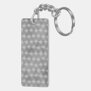 Porte-clés Faux Metal - Acier brossé