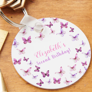 Porte-clés Faveur de fête de deuxième anniversaire de fille P