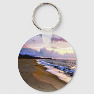 Porte-clés Faveur de mariage de porte - clé de plage
