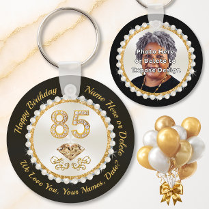 Porte-clés Faveurs pour la fête des 85 ans, 85e anniversaire,