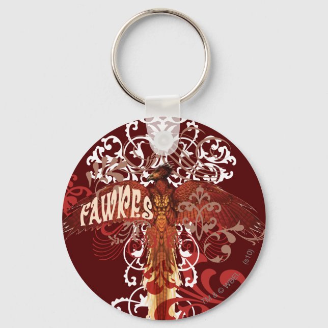Porte-clés Fawkes déploie ses ailes (Recto)