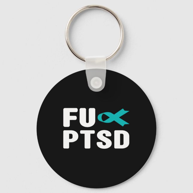 Porte-clés Fck Ptsd - Défenseurs de troubles du stress post-t (Recto)
