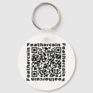 Porte-clés Feathercoin QR Code Keychain