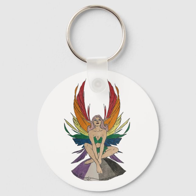 Porte-clés Fée asexuée (Recto)