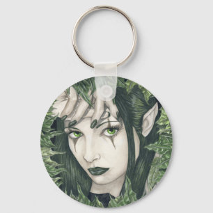 Porte-clés Fée du porte - clé foncé de forêt