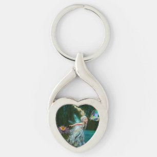 Porte-clés Fée et papillon