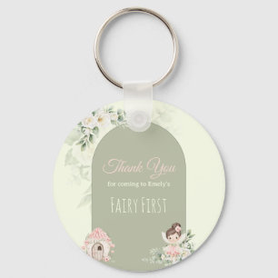 Porte-clés Fée Fleur Mignonne de la Nature 1er Anniversaire