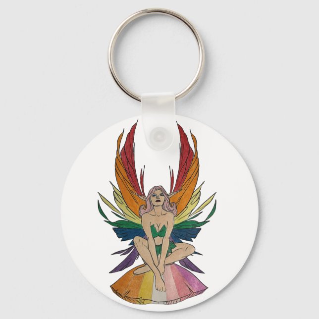 Porte-clés Fée lesbienne  (Recto)