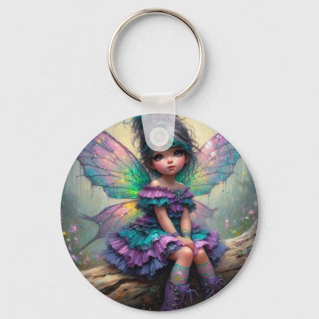 Porte-clés Fée Rêve Pastel (Recto)