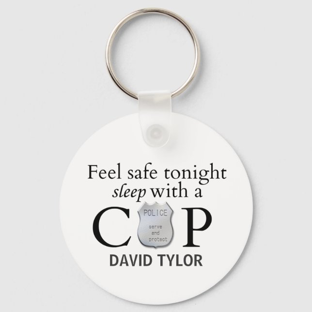 Porte-clés Feel safe tonight ! (Recto)