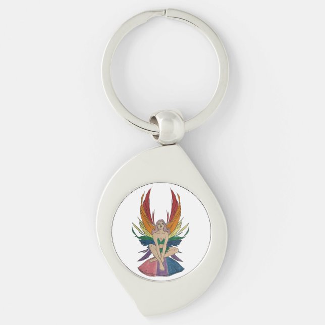 Porte-clés Féerie bisexuelle (Devant)