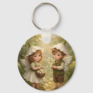 Porte-clés Fées de la Forêt de Muguet