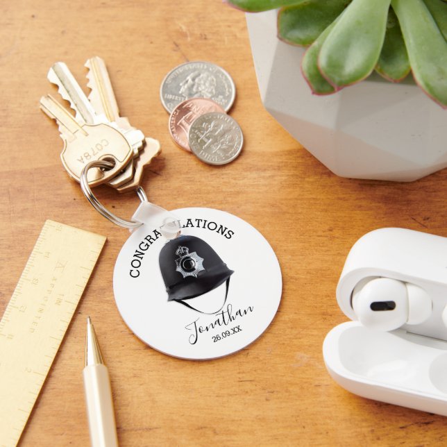 Porte-clés Félicitations aux policiers (Bureau)