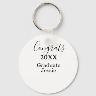 Porte-clés Félicitations simples pour la remise des diplômes,