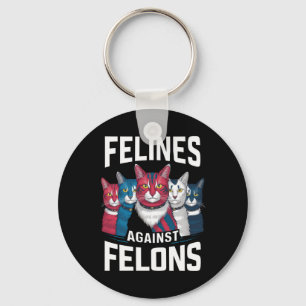Porte-clés Félins contre les criminels