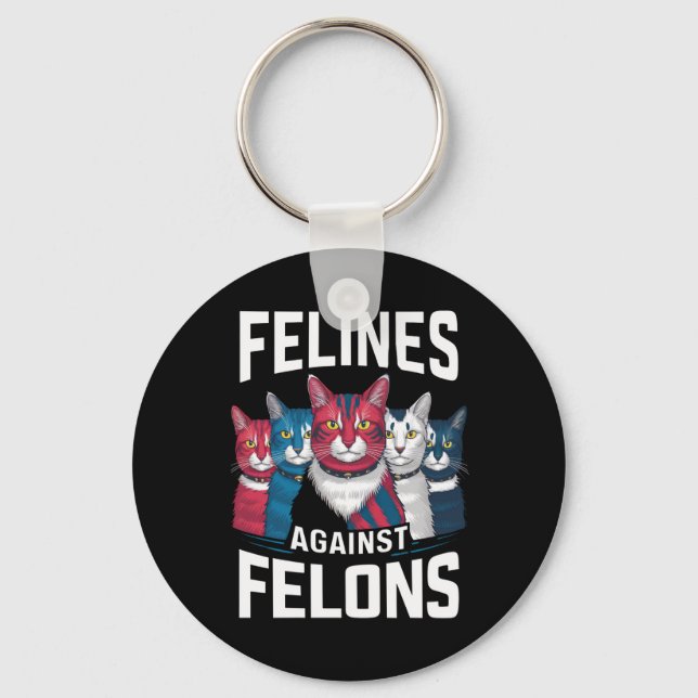 Porte-clés Félins contre les criminels  (Recto)