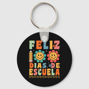 Porte-clés Feliz 100 Dias De Escuela Super 100 Jours Espagnol