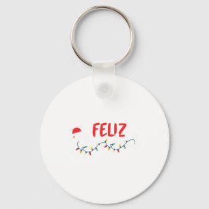Porte-clés Feliz Navidad Joyeux pyjama de Noël Lumières