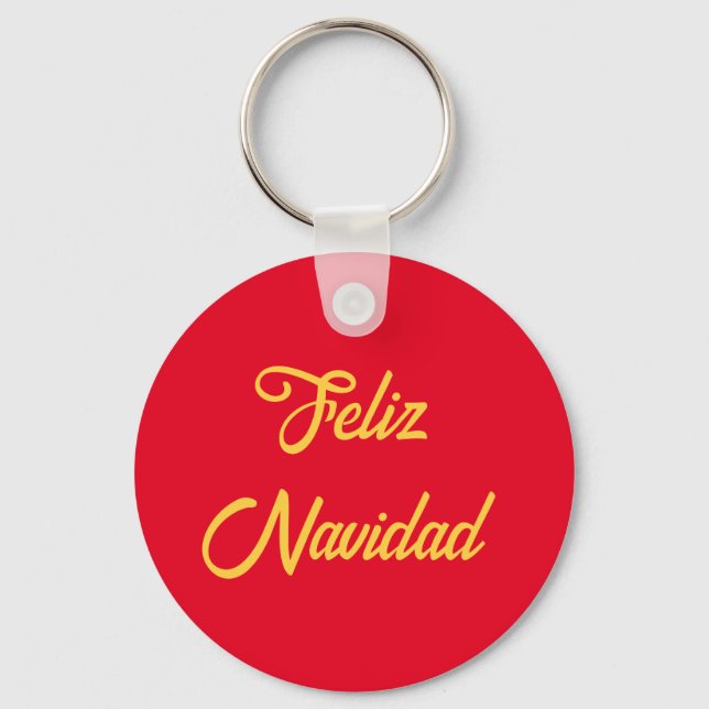 Porte-clés Feliz Navidad Porte - clé (Recto)