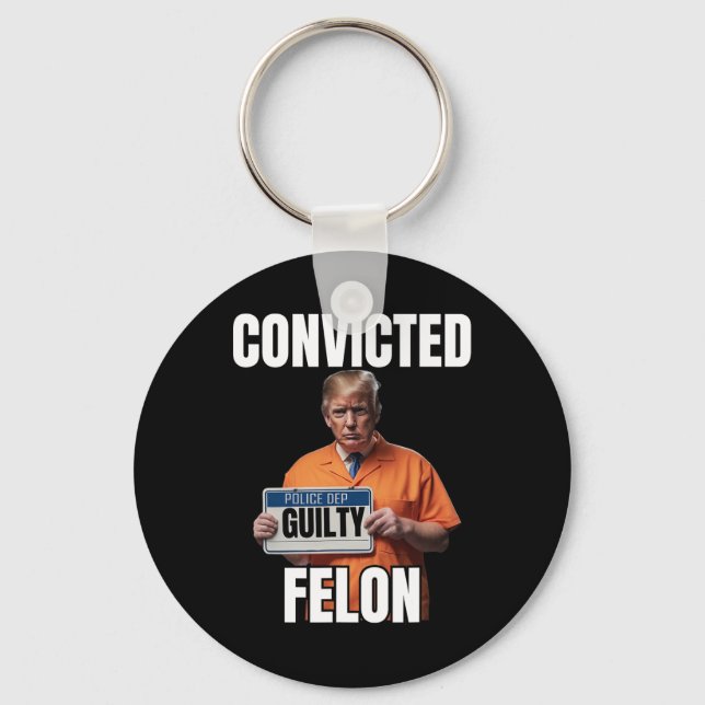 Porte-clés Felon Donald Trump 2024 (Recto)
