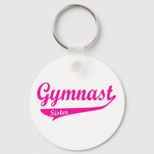 Porte-clés Femelle de bruissement de famille de gymnaste