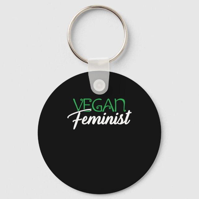 Porte-clés Feminist végétale Feminist Feminism Cadeau (Recto)